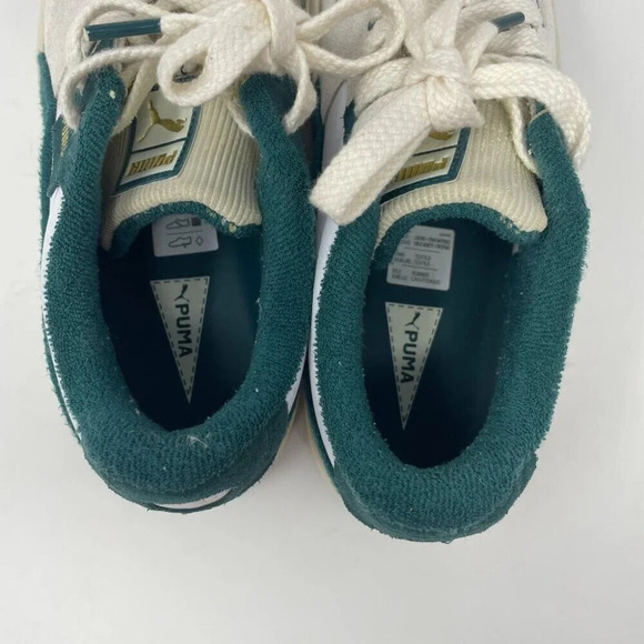 Puma Cali Dream Ivy League Terry Sneaker White Green Size 7 - Picture 11 of 13